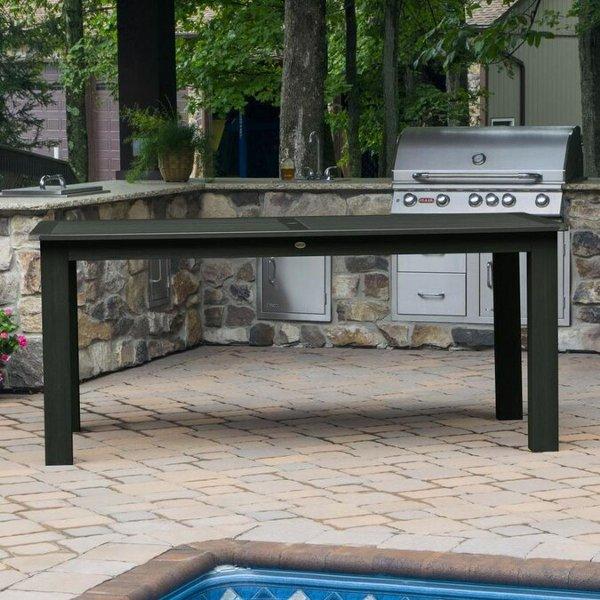Lehigh 7-Piece Rectangular Counter Height Outdoor Dining Set - Patio, Garden, Backyard Furniture for Dining & Entertaining