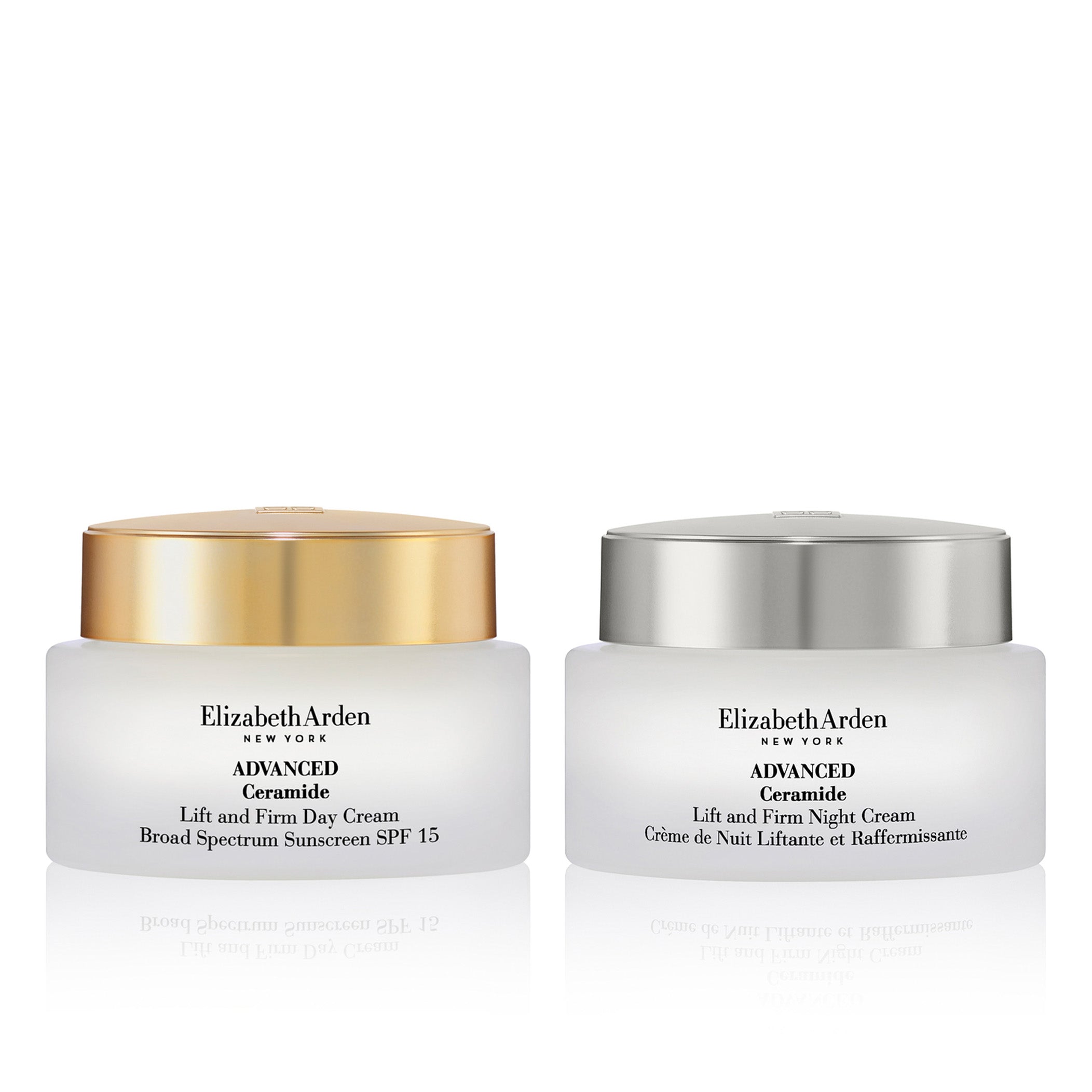 Advanced Ceramide Lift & Firm Day SPF + Night Cream Set - Anti-Aging Skincare Duo for Wrinkles & Dry Skin | Daytime Protection & Overnight Repair