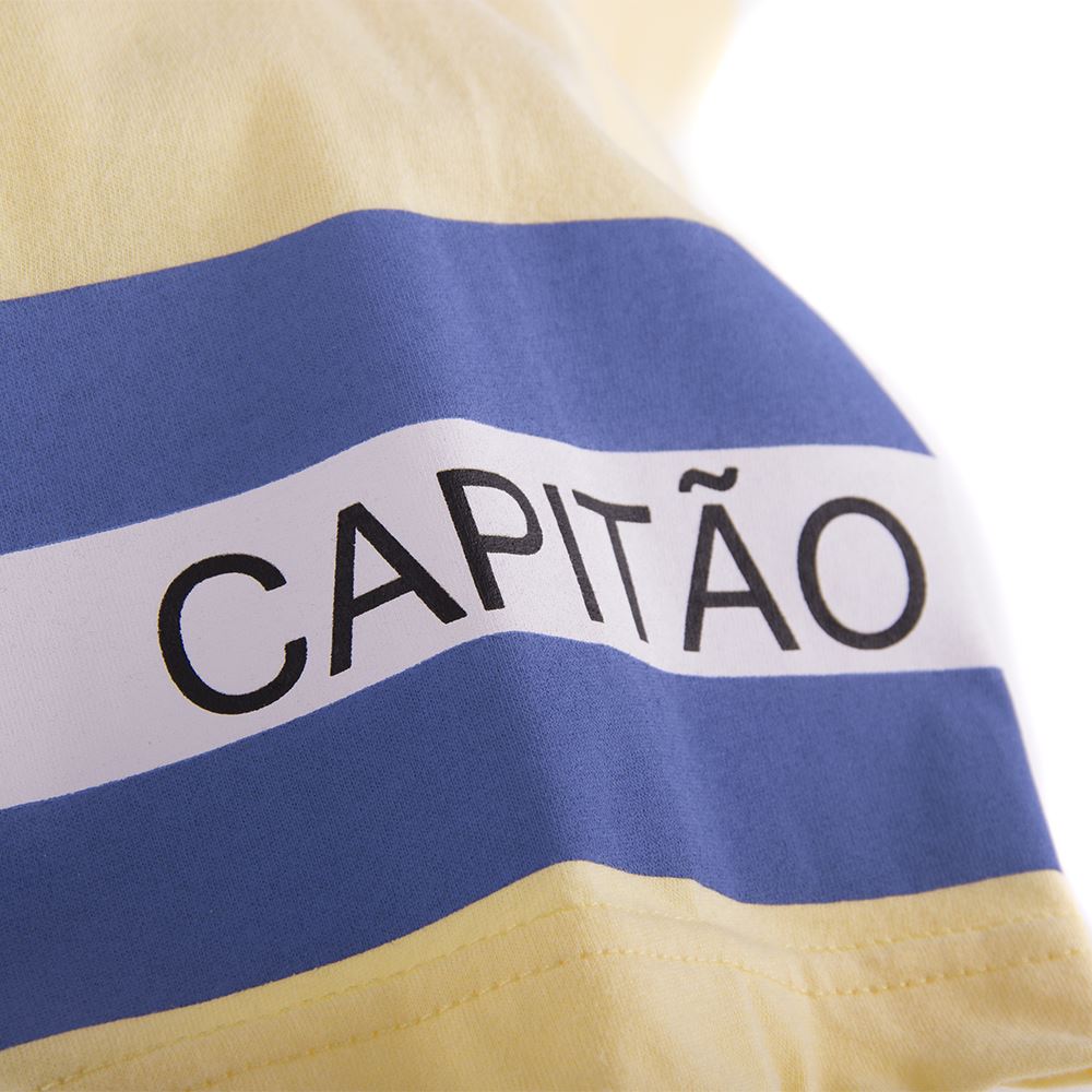 COPA Brazil Captain Football T-Shirt - Official Licensed Soccer Jersey for Fans & Players - Perfect for Matchdays, Training & Casual Wear