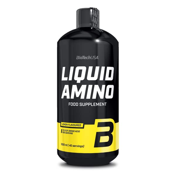 BioTechUSA Liquid Amino Supplement - Orange Flavor, 1000ml | Essential Amino Acids for Muscle Recovery & Workout Performance | Perfect for Athletes & Fitness Enthusiasts