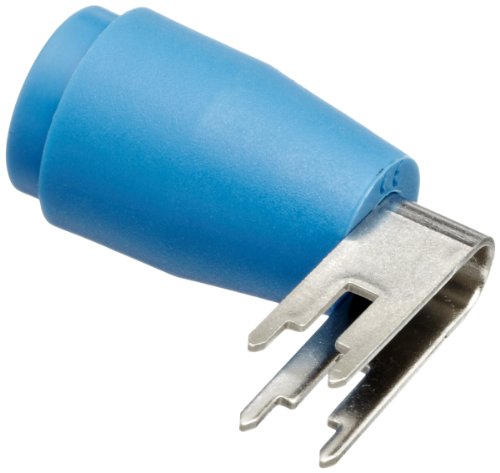 CT3151 4mm Safety PCB Horizontal Mount Banana Jack - 25 Amp, Blue (Pack of 50) - Perfect for Electronics Testing, Circuit Board Connections & DIY Projects
