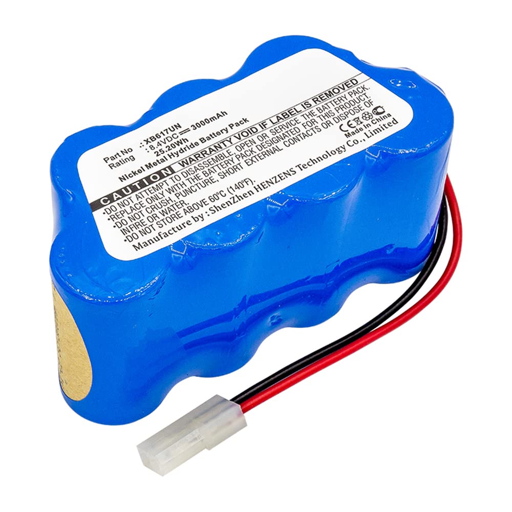 Synergy Digital Replacement Vacuum Cleaner Battery for Shark XB617UN - Ni-MH 8.4V 3000mAh | Long-Lasting Power for Cordless Cleaning | Perfect for Home, Office & Carpet Maintenance