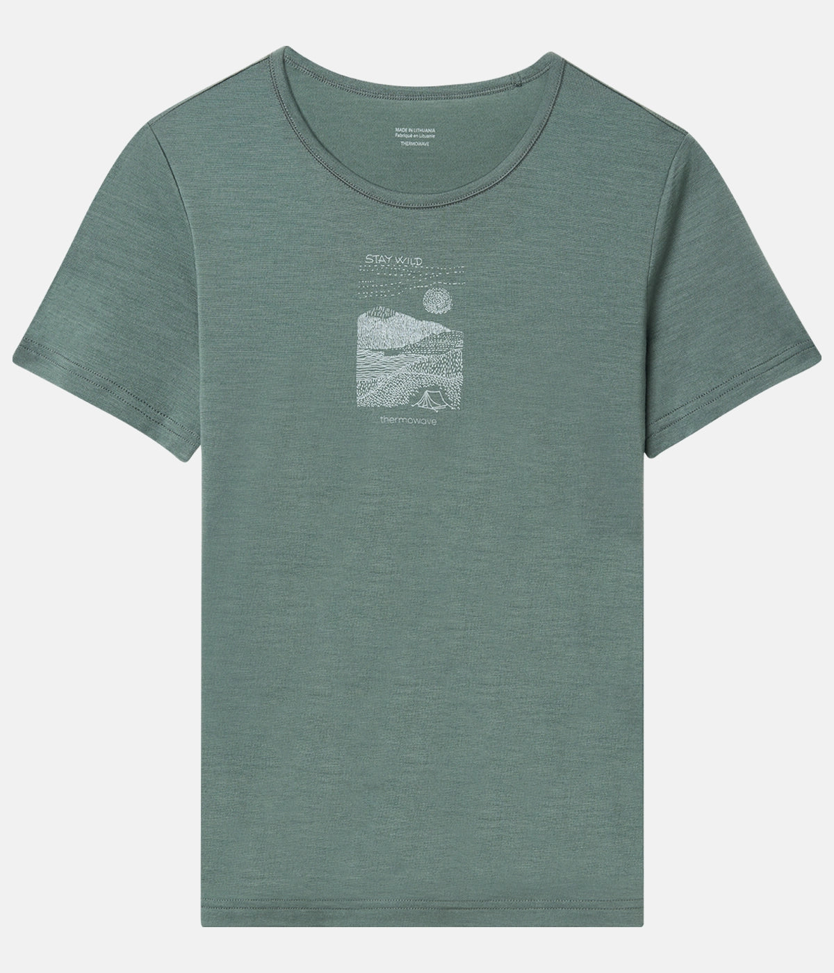 Women's Merino Wool T-Shirt - Soft, Breathable & Odor-Resistant for Outdoor Activities & Travel