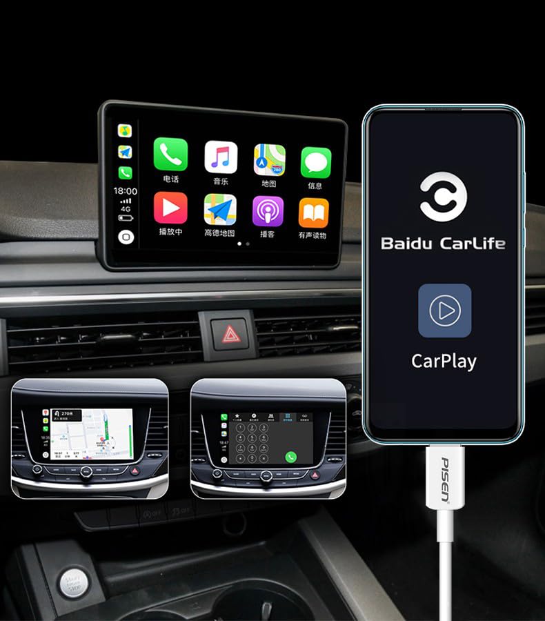 iPhone 16E CarPlay Cable - USB A to USB C Charging Cord for iPhone 16E/SE4/15/16 Series & iPad 10th/Pro/Air/Mini - 3.3ft Fast Charging Cable for Car, Home & Office Use