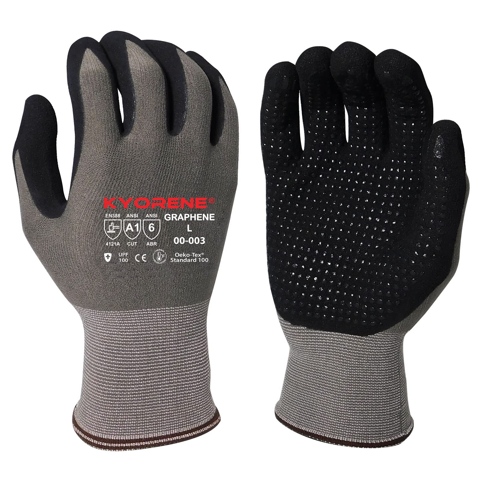Armor Guys Work Gloves - Durable Graphene Grip for Landscaping & Warehouse Use