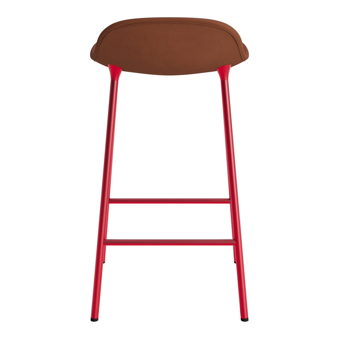 Modern Form Counter Stool with Sturdy Metal Legs & Comfortable Upholstered Seat - Perfect for Kitchen Islands, Breakfast Bars & Home Decor