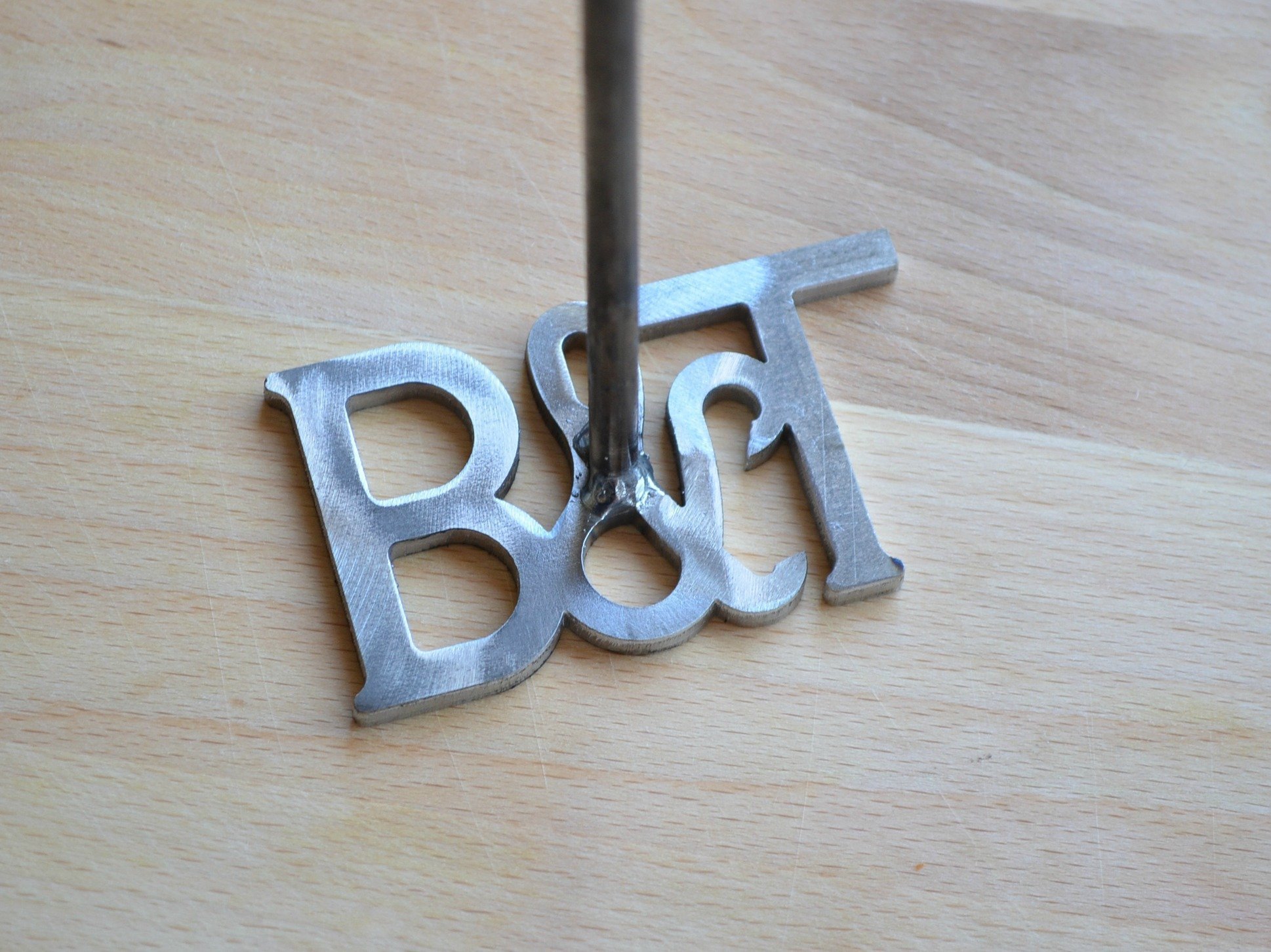 Custom Personalized Initial '&' Branding Iron - Monogram Wood Burning Tool for DIY Woodworking, Leather Crafting & Gift Engraving | Perfect for DIY Projects, Home Decor & Personalized Gifts