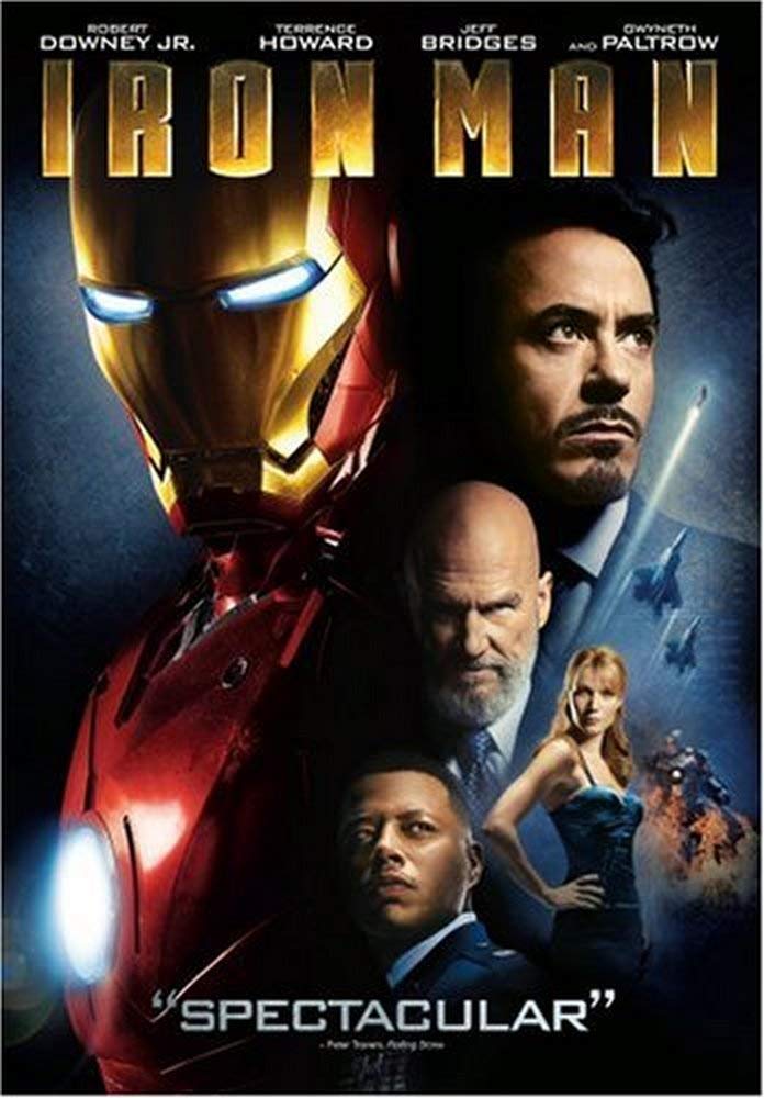 Iron Man (Single-Disc Edition) - Blu-ray DVD - Action Superhero Movie - Perfect for Marvel Fans & Movie Nights