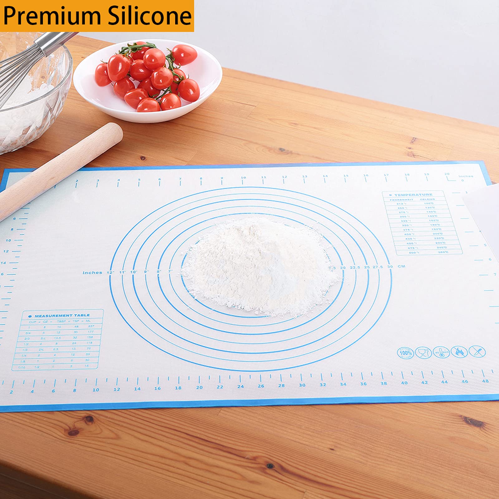 LIMNUO Non-Stick Silicone Baking Mat - Extra Thick 20