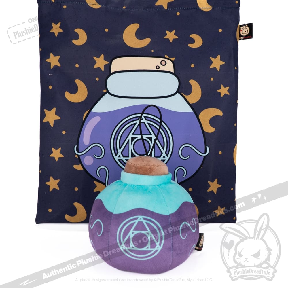 Plushie Dreadfuls Peculiar Pop Ups Bununculus Potion Wizard Stuffed Animal - Magical Fantasy Gift for Kids & Collectors, Perfect for Halloween Decor & Role Play Games