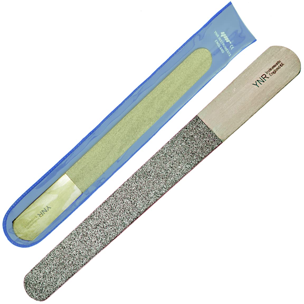 Professional Stainless Steel Diamond Dust Nail File - Double Sided Foot Care Tool for Pedicure, Manicure & Podiatry | Durable Chiropody File for Salon, Home & Professional Use
