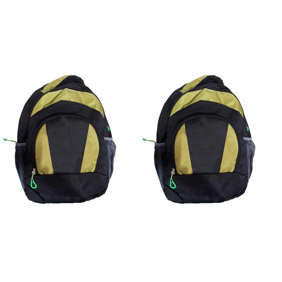 Stylish & Durable Slim Classic Backpack for Men & Women - Gold Star House Casual Backpack Set of 2 in Multi Colors - Perfect for School, College, Office & Travel Use