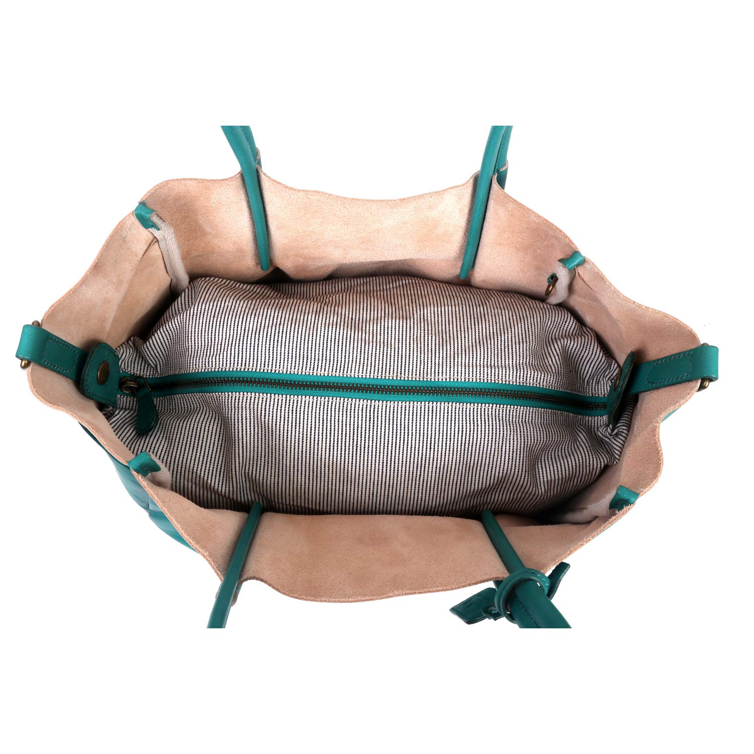 Genuine Leather Sprout Land Tote Bag for Women - Stylish & Durable Handbag for Work, Travel & Everyday Use