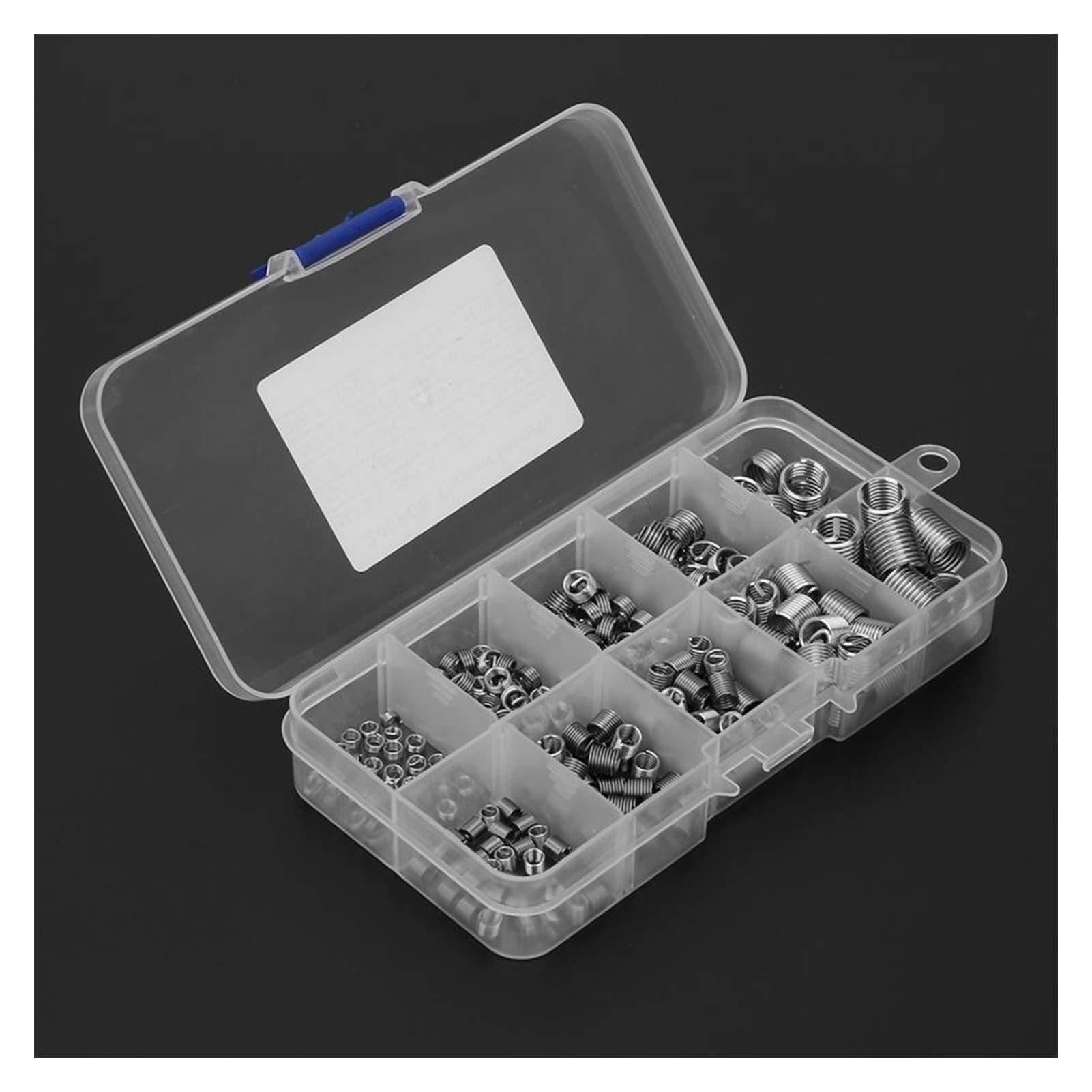240pcs Stainless Steel Thread Repair Kit - Helical Coil Insert Screw Thread Repair Tool Set for Metal, Plastic & Wood - Perfect for Automotive, Plumbing & DIY Projects