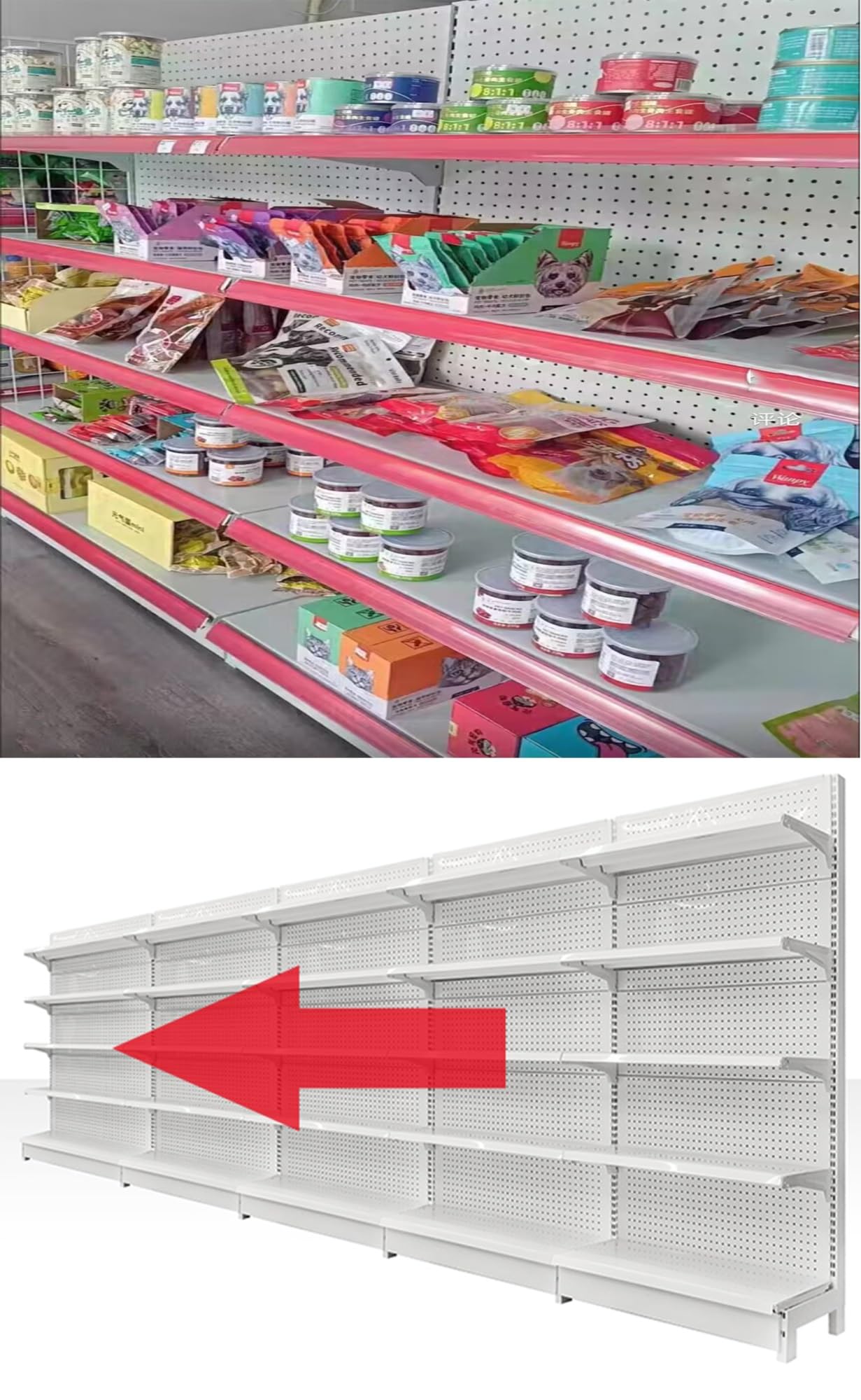 Premium Retail Gondola Shelving Wall Display Rack - Heavy Duty Supermarket Shelves & Convenience Store Shelving Unit for Grocery, Office Supplies & Liquor Stores (Black, 90x43x135cm) - Ideal for Retail Displays, Storage Organization & Product Showcase