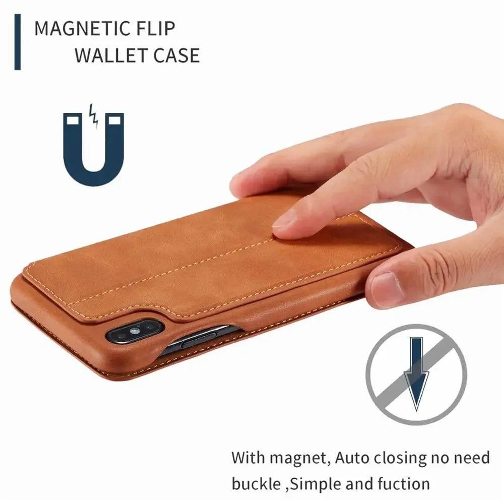 Samsung Galaxy S24 Plus Leather Stand Cover Case - Premium Protection & Kickstand for Hands-Free Viewing - Perfect for Work, Travel, and Entertainment