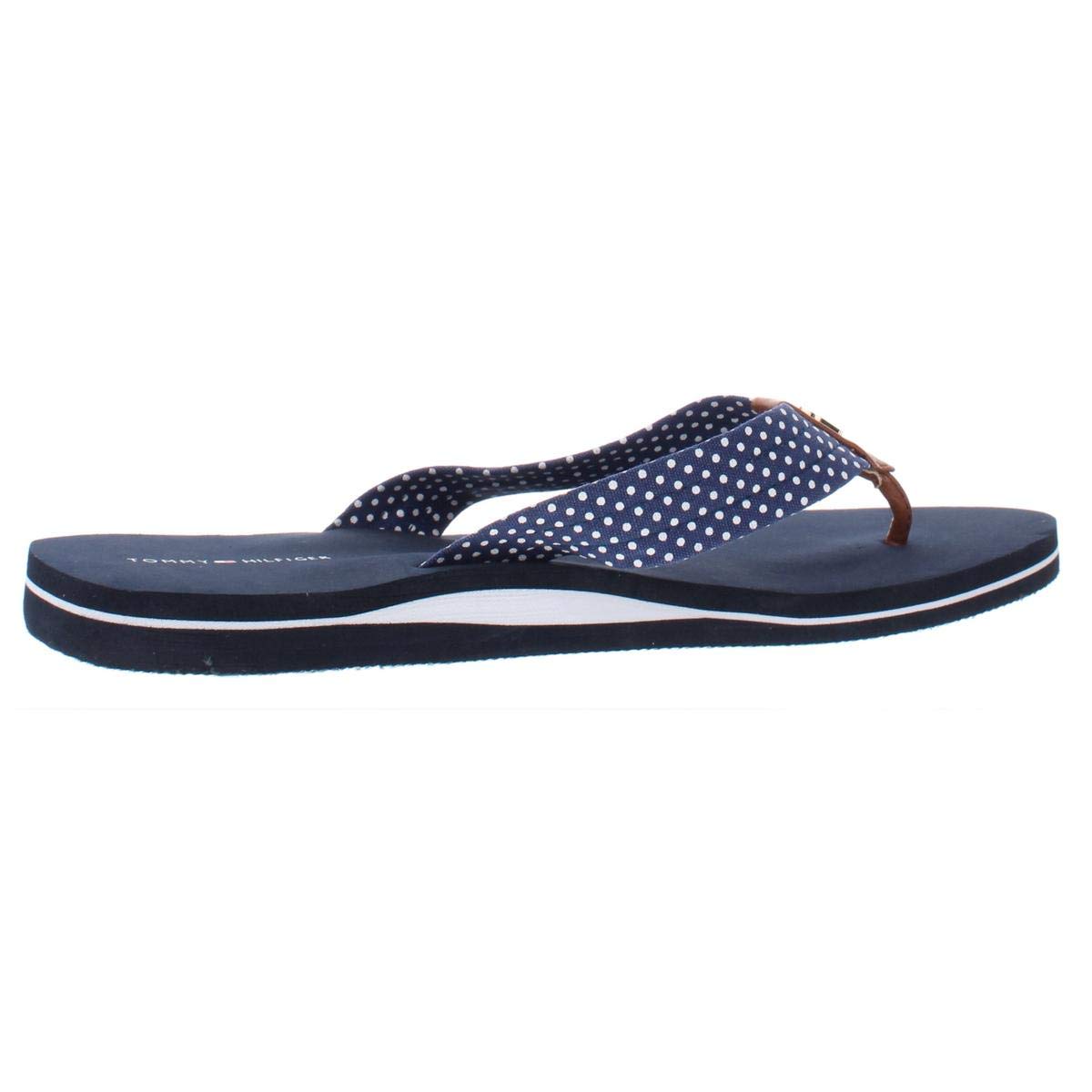 Tommy Hilfiger Women's Candis X Slippers - Soft Comfort House Shoes, Light Blue, Size 7 | Cozy Indoor & Outdoor Slides for Relaxation, Lounging & Travel