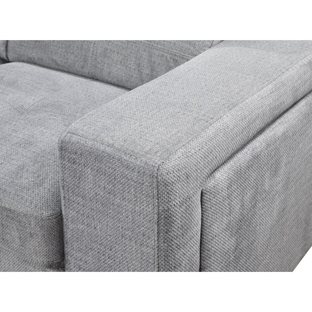 IFDC Modular Convertible Fabric Sofa IF 9080 LHF - Space Saving Sectional Couch for Small Apartments & Living Rooms
