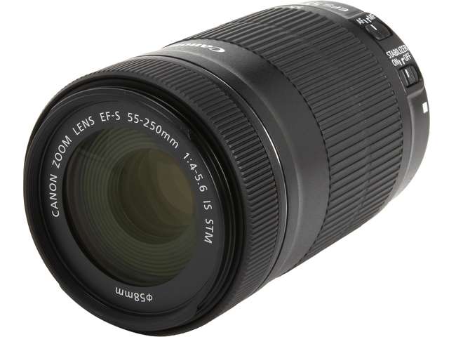 Canon EF-S 55-250mm f/4-5.6 IS STM Telephoto Zoom Lens for DSLR Cameras - USA Version | Perfect for Travel, Sports & Wildlife Photography