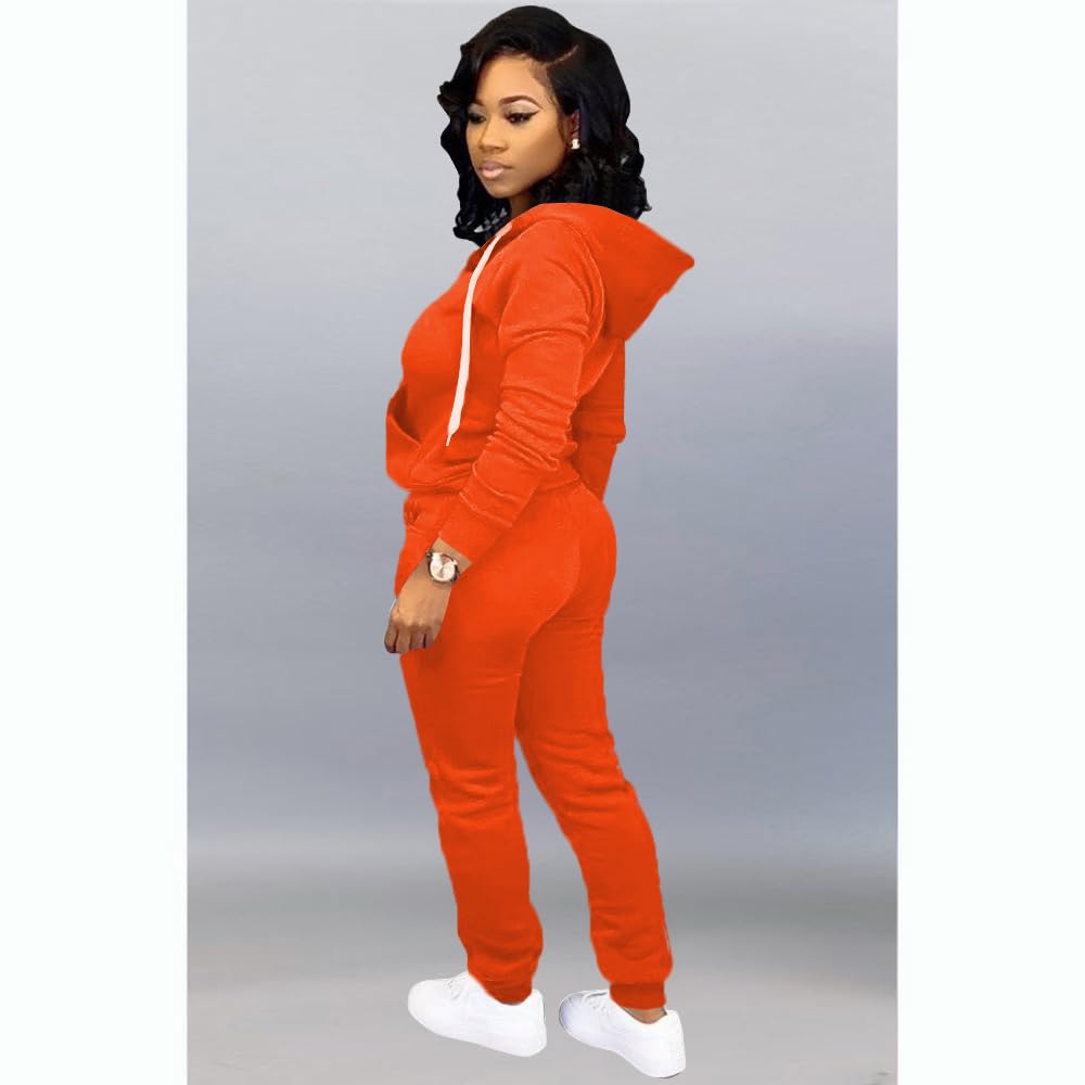 Mrskoala Women's Two Piece Workout Tracksuit Set - Jogging Sweatsuit with Pockets for Gym, Running & Lounge Wear | Comfortable Athletic Outfit for Yoga, Travel & Casual Wear