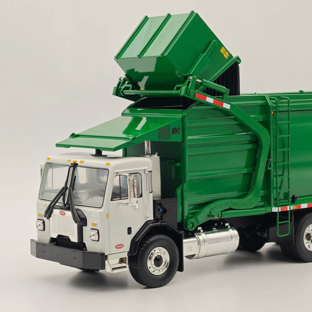 1/34 Scale FIRST GEAR Peterbilt 520 Wittke Front End Loader Refuse Truck Diecast Metal Replica Model - Collectible Truck for Display & Gifts - Perfect for Truck Enthusiasts & Model Collectors