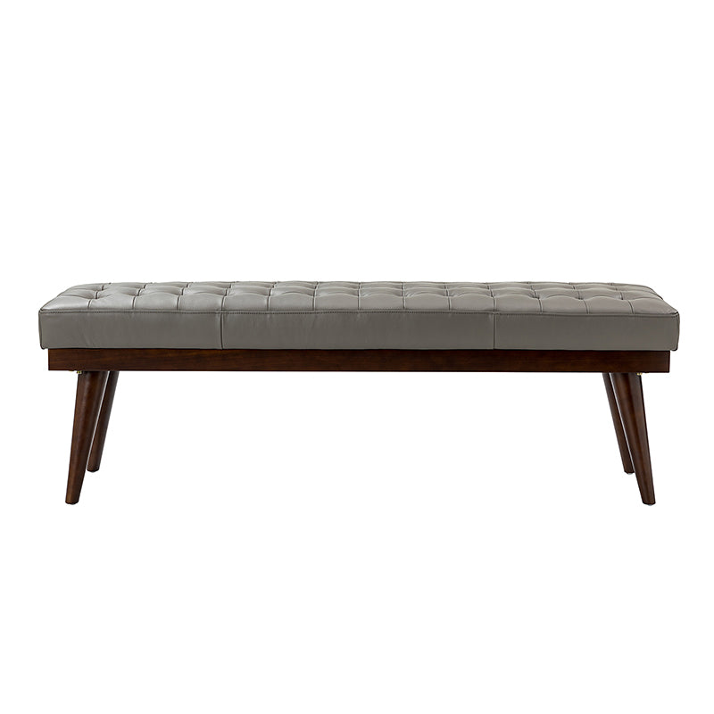 Emilio Mid Century Modern Multifunctional Design Bench - Entryway, Living Room & Bedroom Storage Furniture for Home Decor