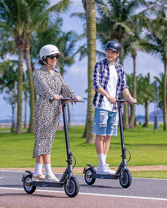 Foldable Electric Scooter for Adults - 19 Miles Long Range & 18 MPH Speed - 5th Wheel Design for Stability - Perfect for Commuting, Campus Travel & Urban Exploration