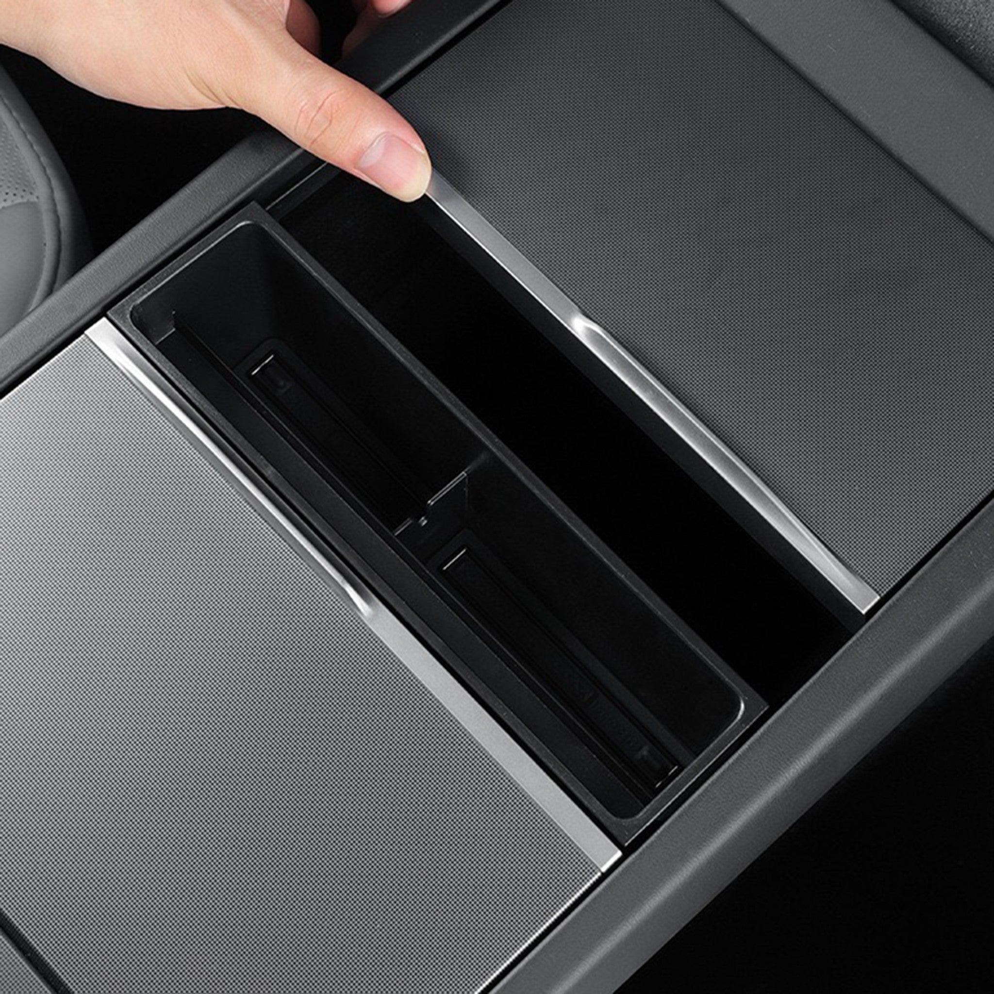 Premium Center Console Organizer & Phone Holder for Tesla Model 3 Highland (2024+) - Car Accessories for Storage & Convenience - Perfect for Road Trips & Daily Commutes