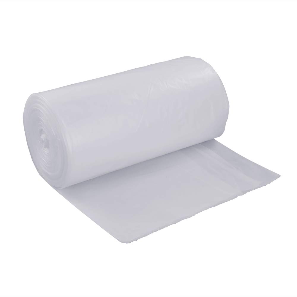 Ramddy 30 Gallon Clear Large Trash Bags - Heavy Duty Leaf & Lawn Bags (70 Count) - Perfect for Yard Waste, Fall Cleanup & Outdoor Debris Collection