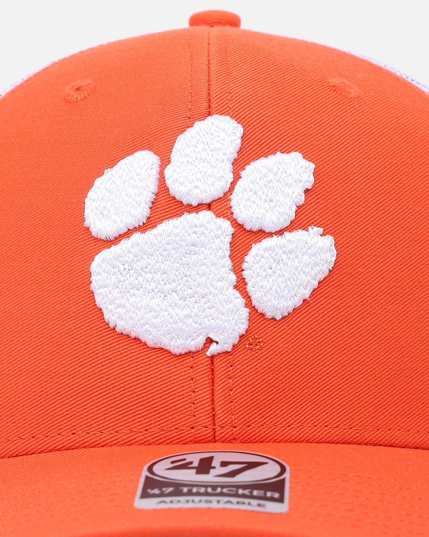 47 Brand Clemson Tigers '47 Orange Snapback Trucker Hat - Perfect for Game Day, Tailgating & College Fan Gear