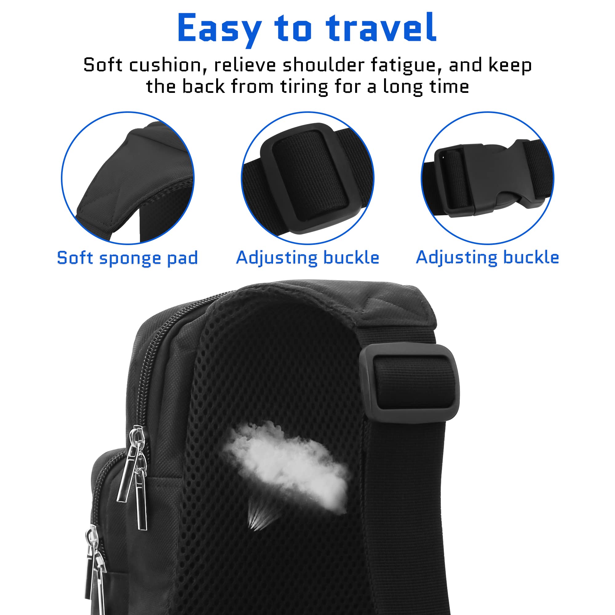 Zelda Switch Travel Bag with 12 Card Slots & Thumb Caps - Portable Crossbody Case for Gaming On-The-Go
