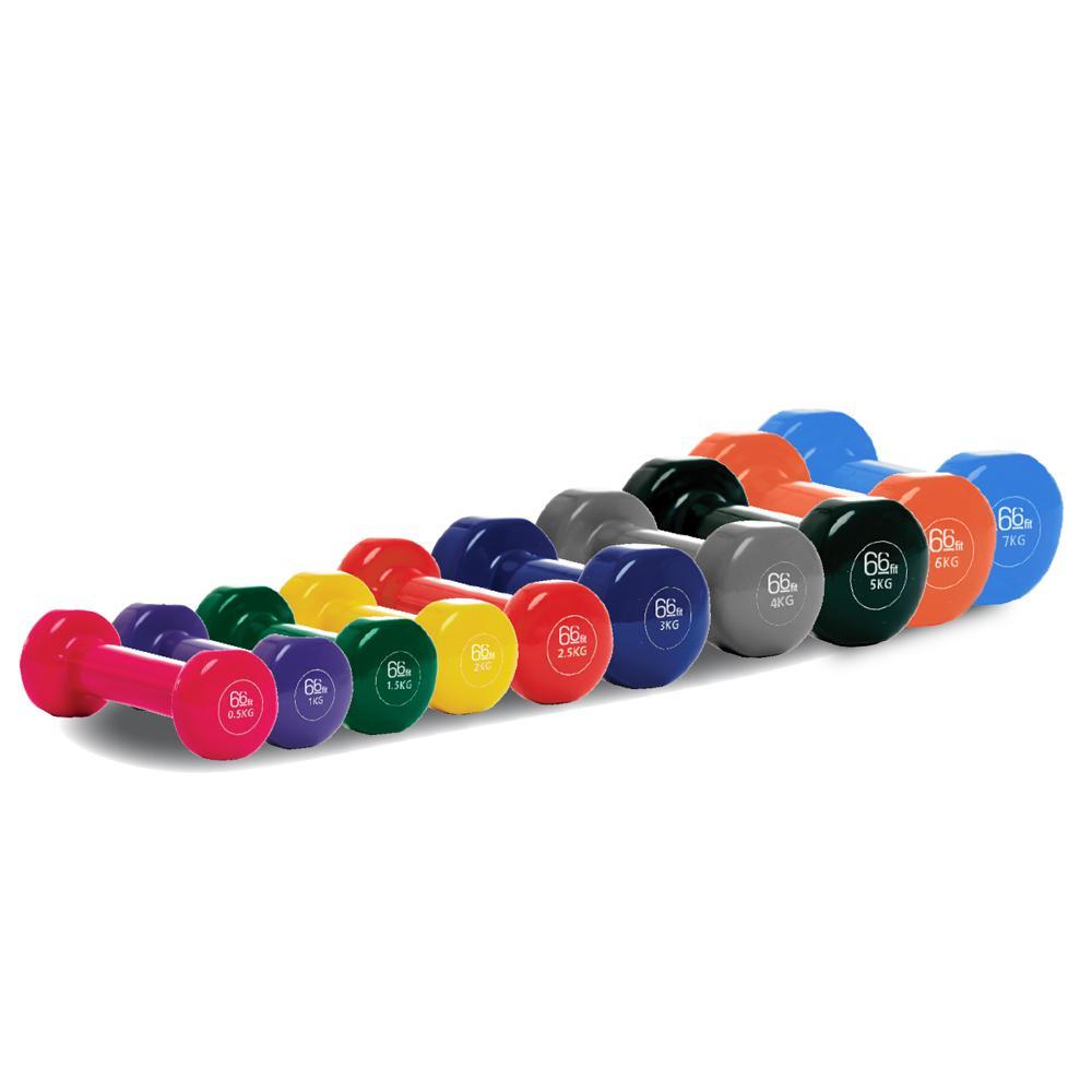 66Fit Adjustable Dumbbell Set - Premium Home Gym Equipment for Strength Training, Weight Lifting & Fitness - Perfect for Home Workouts, CrossFit & Muscle Building