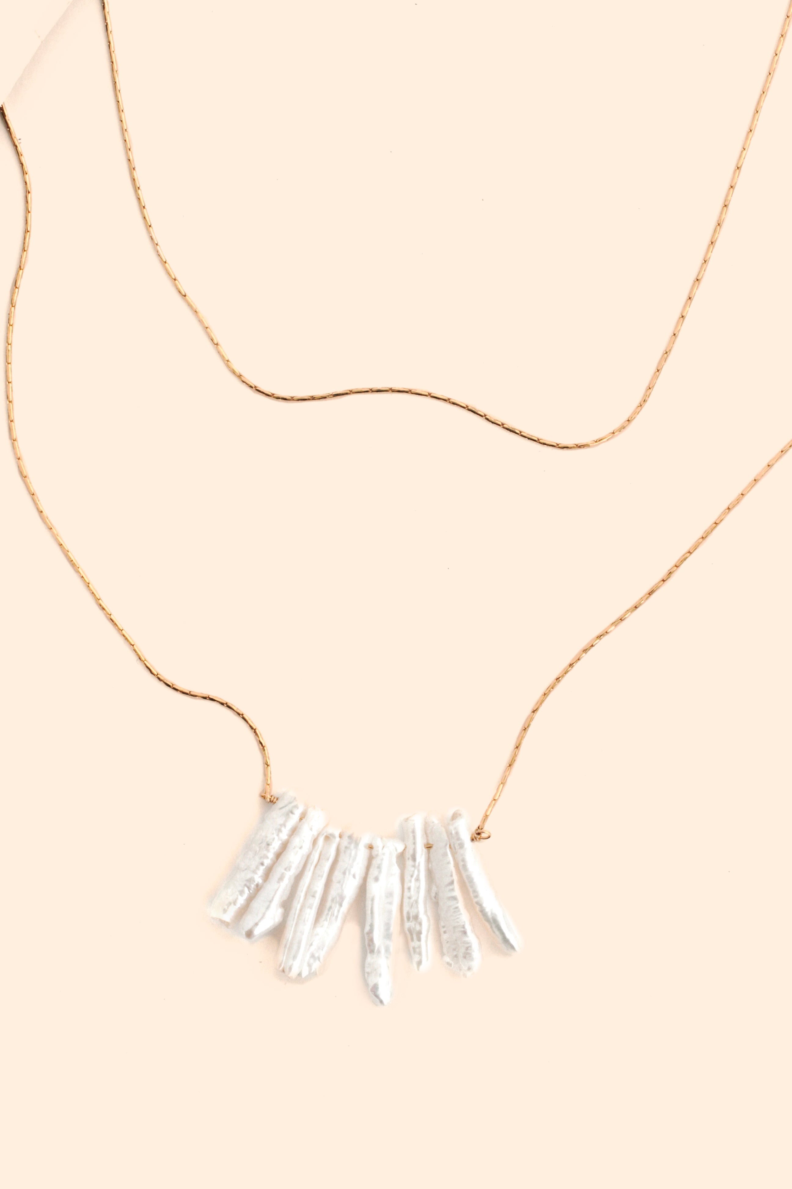 Dangle Pearl Delicate Necklace - Elegant Pearl Jewelry for Women | Perfect for Weddings, Parties & Special Occasions