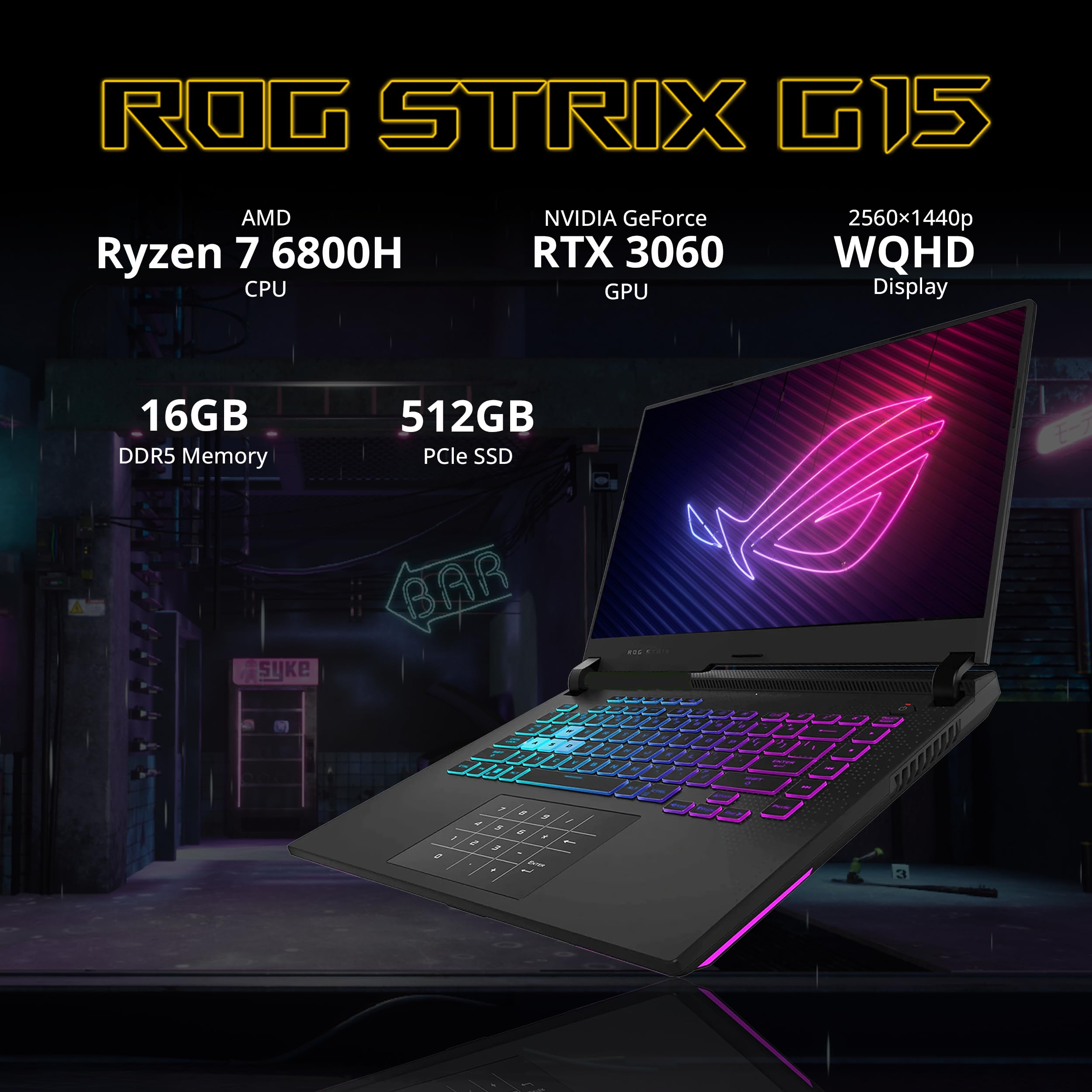 ASUS ROG Strix G15 Gaming Laptop 15.6