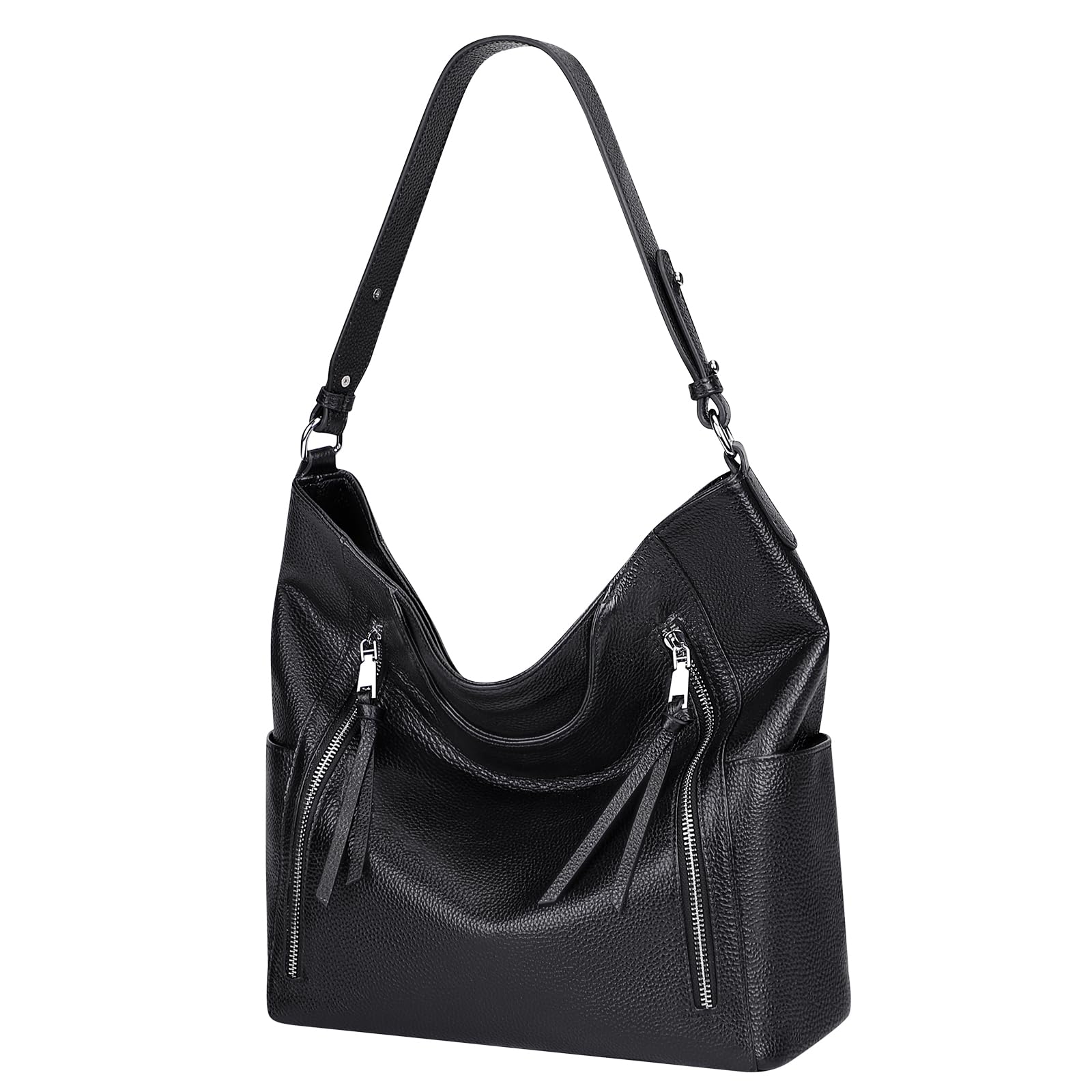 Genuine Leather Hobo Bags for Women - Soft Casual Shoulder Purse & Handbag - Perfect for Work, Travel & Everyday Use