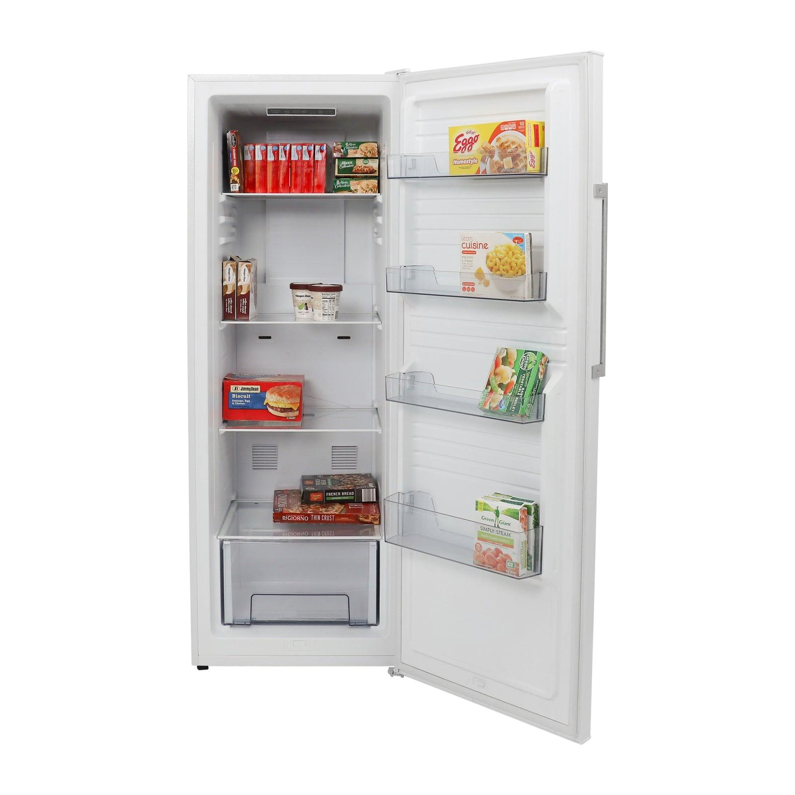 Avanti AV1081VFK0W 11 Cubic Feet Vertical Freezer - White, Energy Efficient Upright Deep Freezer for Home, Garage & Commercial Use (10.8 Cu. Ft Capacity) - Perfect for Storing Frozen Foods, Ice Cream & Bulk Meats