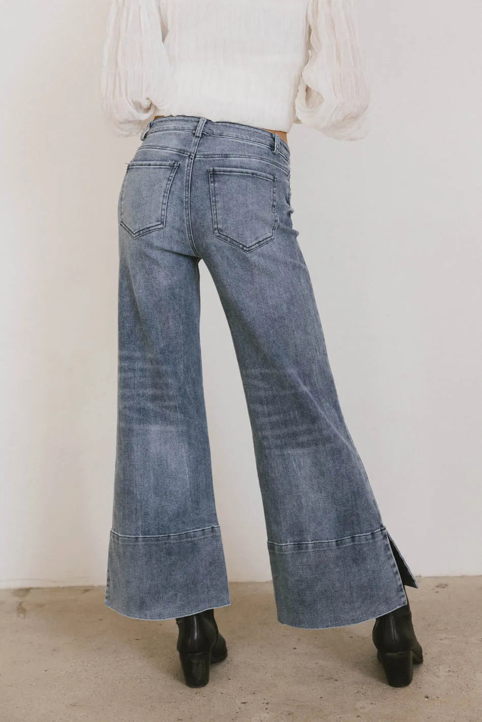 Hala Wide Leg Jeans for Women - High Waisted Stretch Denim Pants - Comfortable & Trendy (Final Sale) | Perfect for Casual Outfits, Office Wear & Night Out
