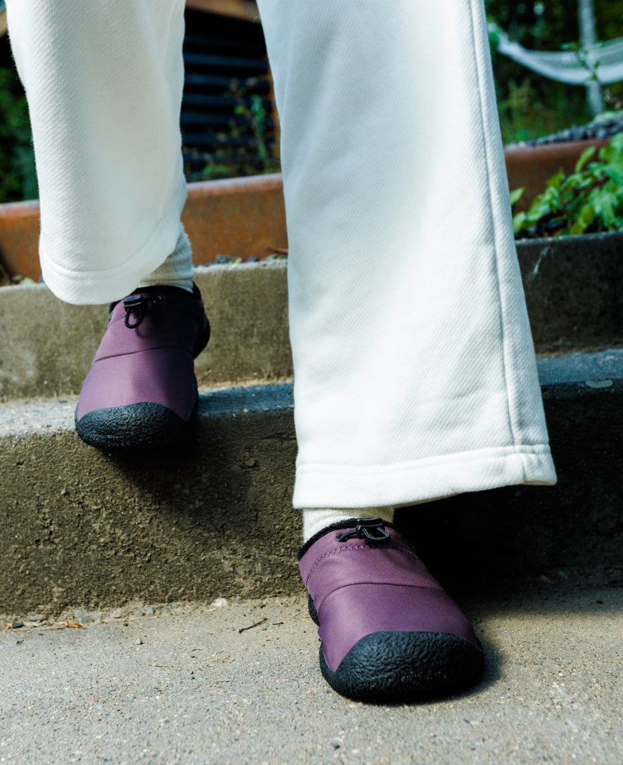 Women's Howser III Slide Sandals - Plum Perfect & Absinthe Green | Comfortable Summer Slides for Beach, Pool, and Casual Wear