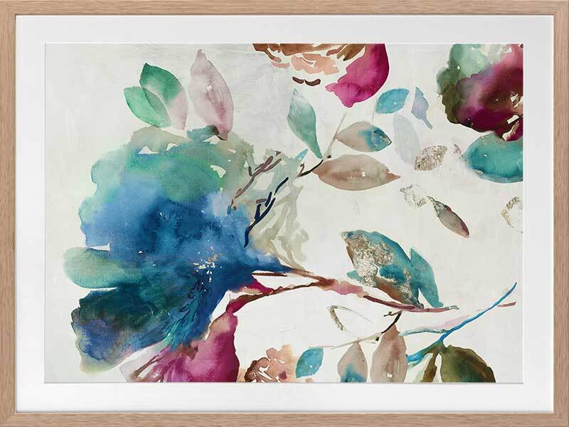 Blossoming I Framed Art Print - Floral Wall Decor for Living Room, Bedroom & Office - Premium Canvas Painting for Home Decoration