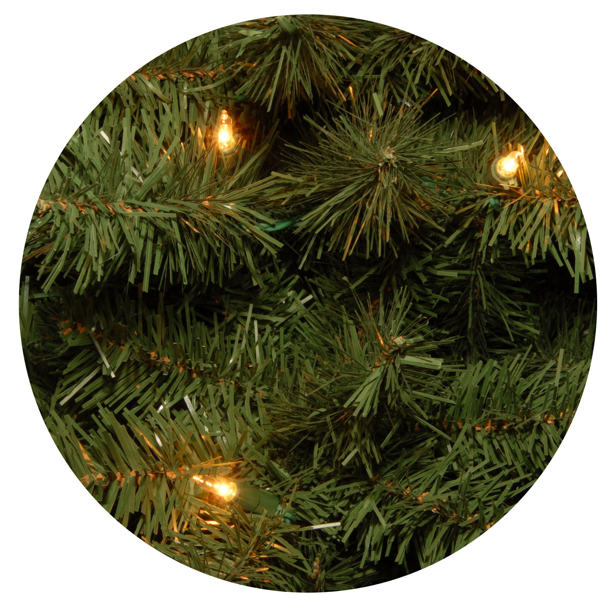 6 ft. Pre-Lit Canadian Fir Grande Artificial Christmas Tree with 500 Clear LED Lights - Perfect for Living Room, Office, and Holiday Decorations