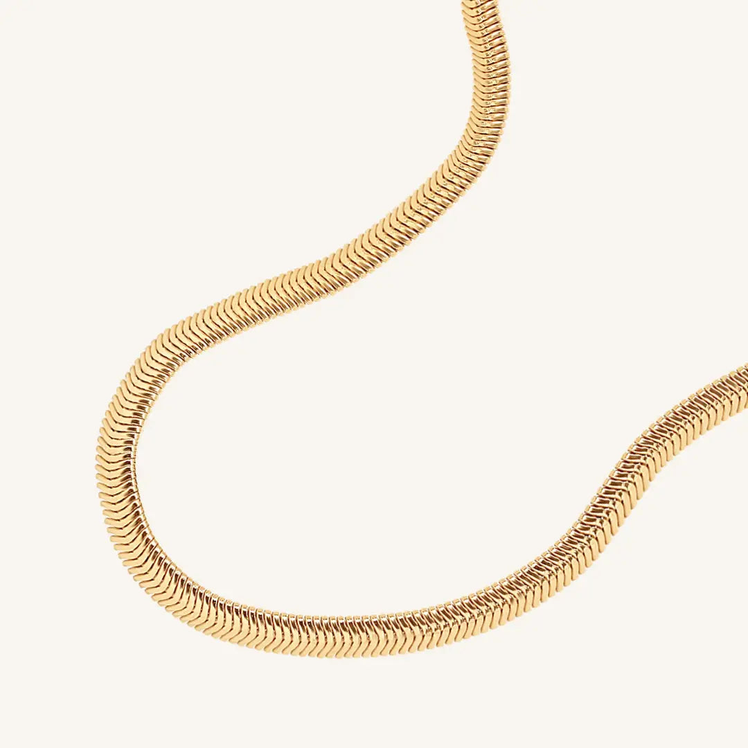 Stainless Steel Snake Chain Necklace for Women - Durable & Elegant Jewelry for Everyday Wear, Gifts & Special Occasions