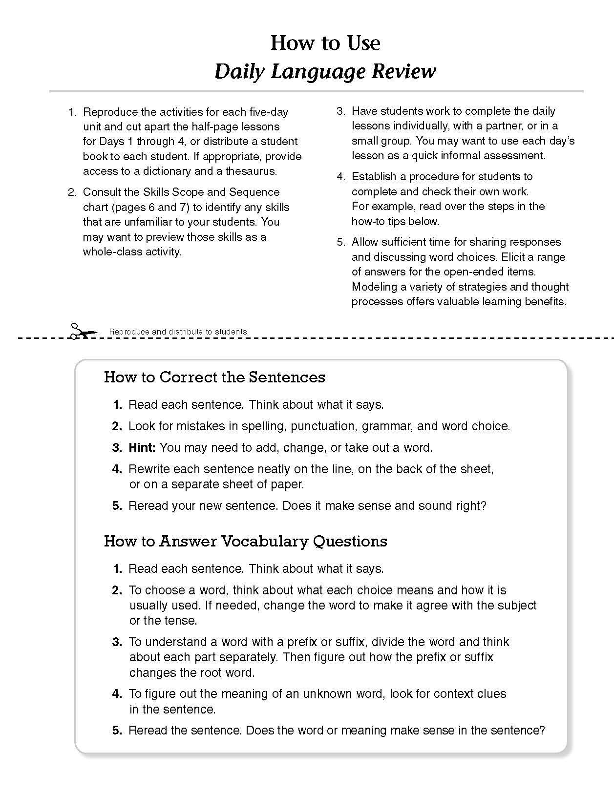 Evan-Moor Daily Language Review Workbook - Grade 8 Homeschool & Classroom Teaching Resource with Reproducible Worksheets | Grammar, Punctuation & Skills Assessment | Teacher Edition for Daily Practice | Ideal for Middle School ELA Curriculum & Test Prep