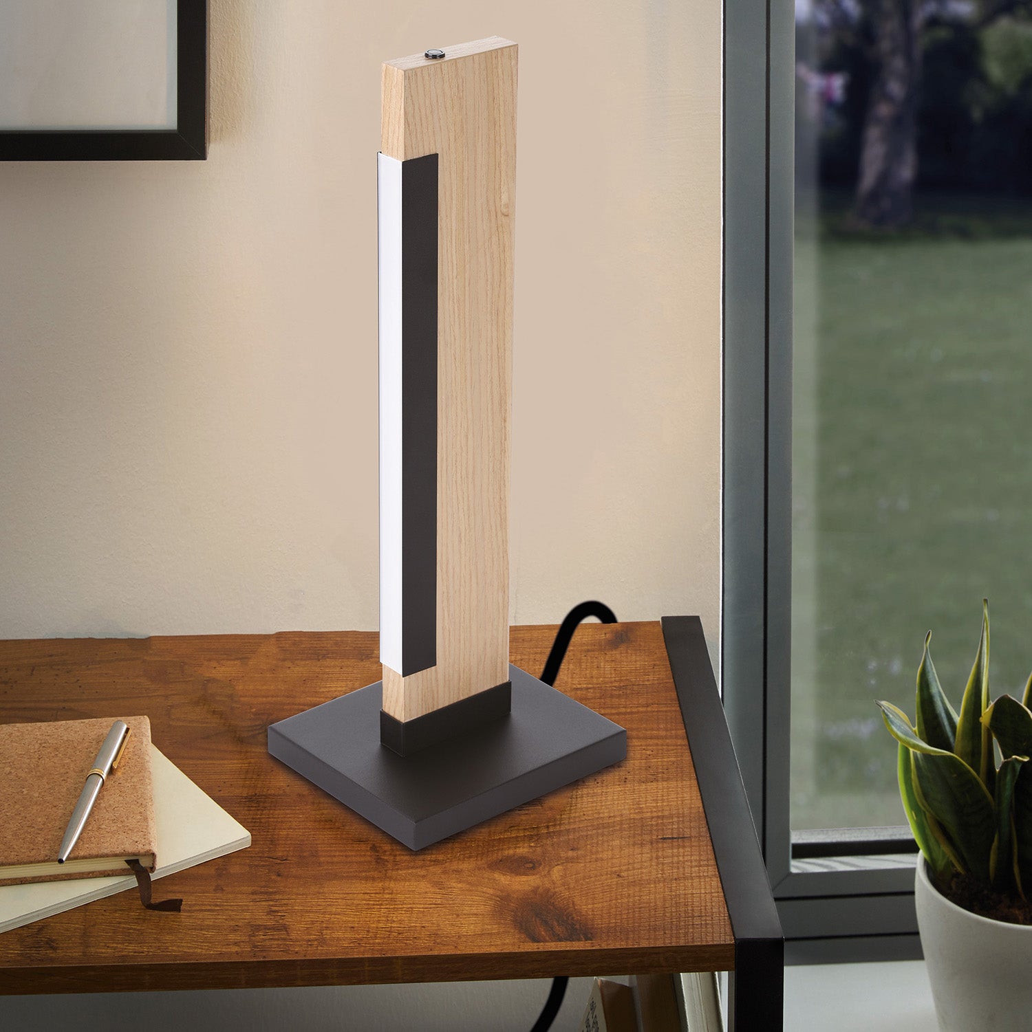 Camacho Table Lamp - Modern LED Desk Lamp with Adjustable Brightness & Color Temperature for Home Office, Bedroom, or Study Room Lighting