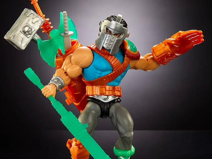 Masters of the Universe: Origins Turtles of Grayskull Casey Jones Action Figure - Collectible Toy for TMNT & MOTU Fans | Perfect for Display, Play & Nostalgic Collections