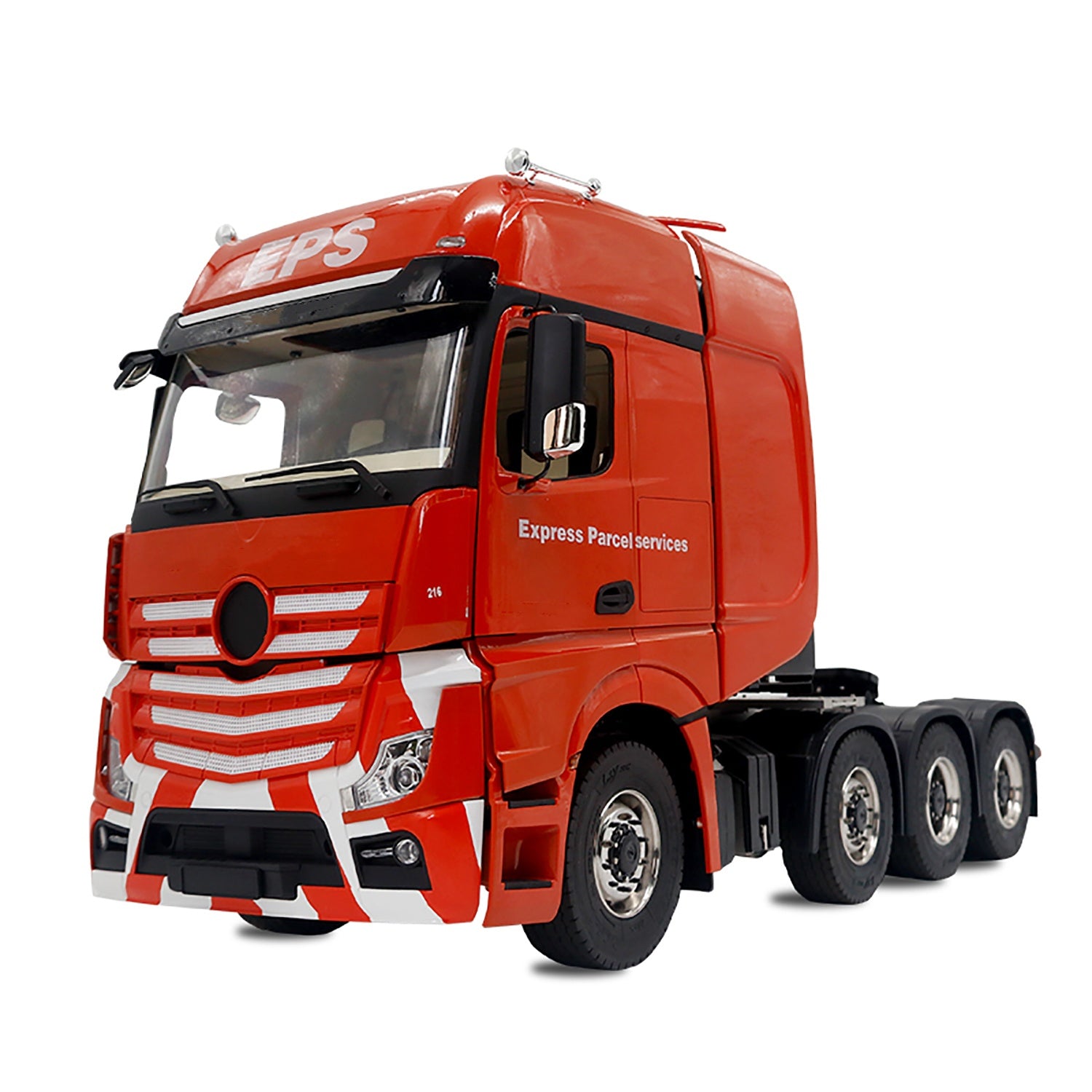 1/14 Scale Metal 8x8 RC Tractor Truck with Differential Lock - 3 Speed Transmission, Servo Motor, 680x230x310mm - Remote Control Off-Road Vehicle for Adults & Kids - Perfect for Crawling, Trail Adventures & Backyard Play