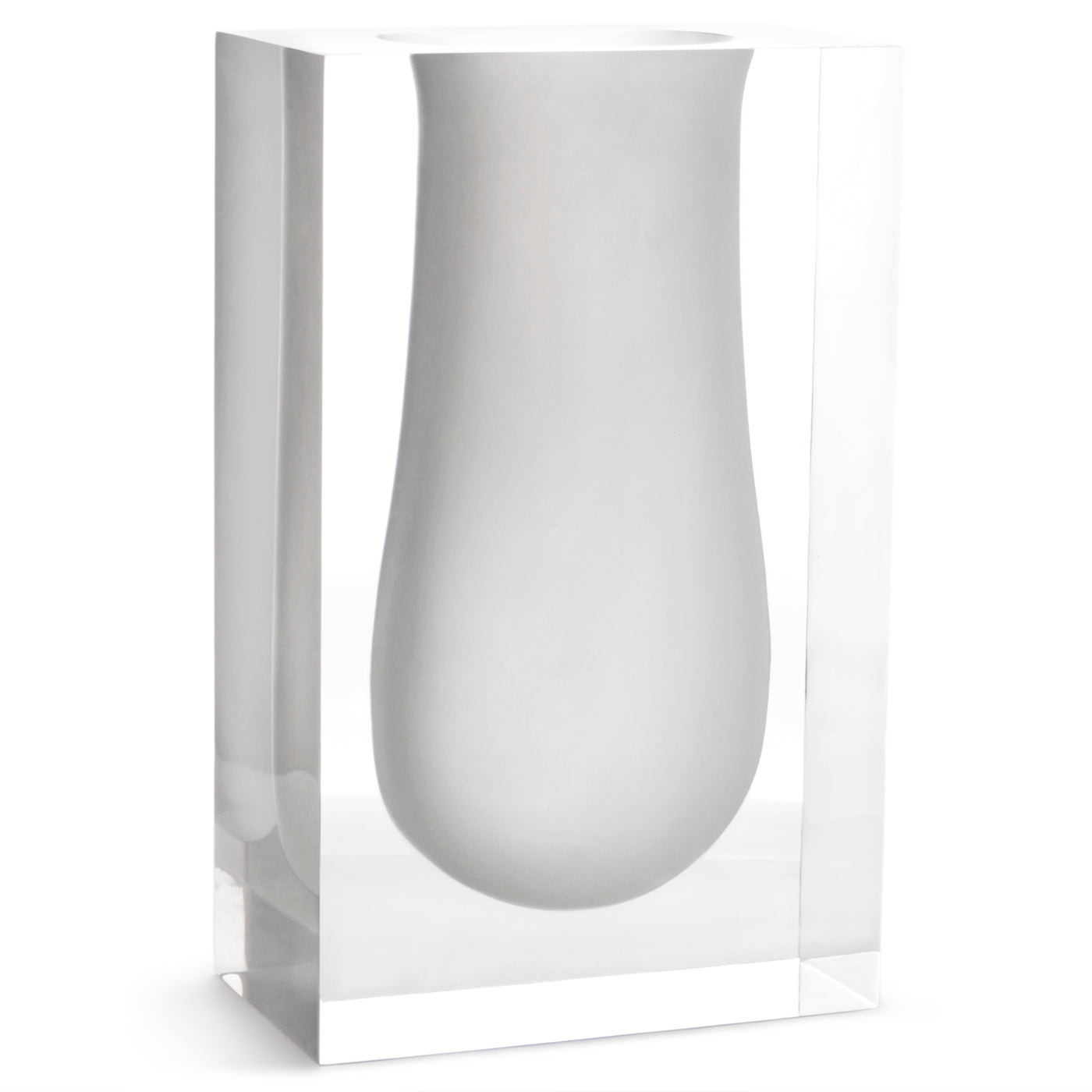 Bel Air Mega Scoop Vase - Large Modern Ceramic Flower Vase for Home Decor, Wedding Centerpieces & Office Desk Decorations