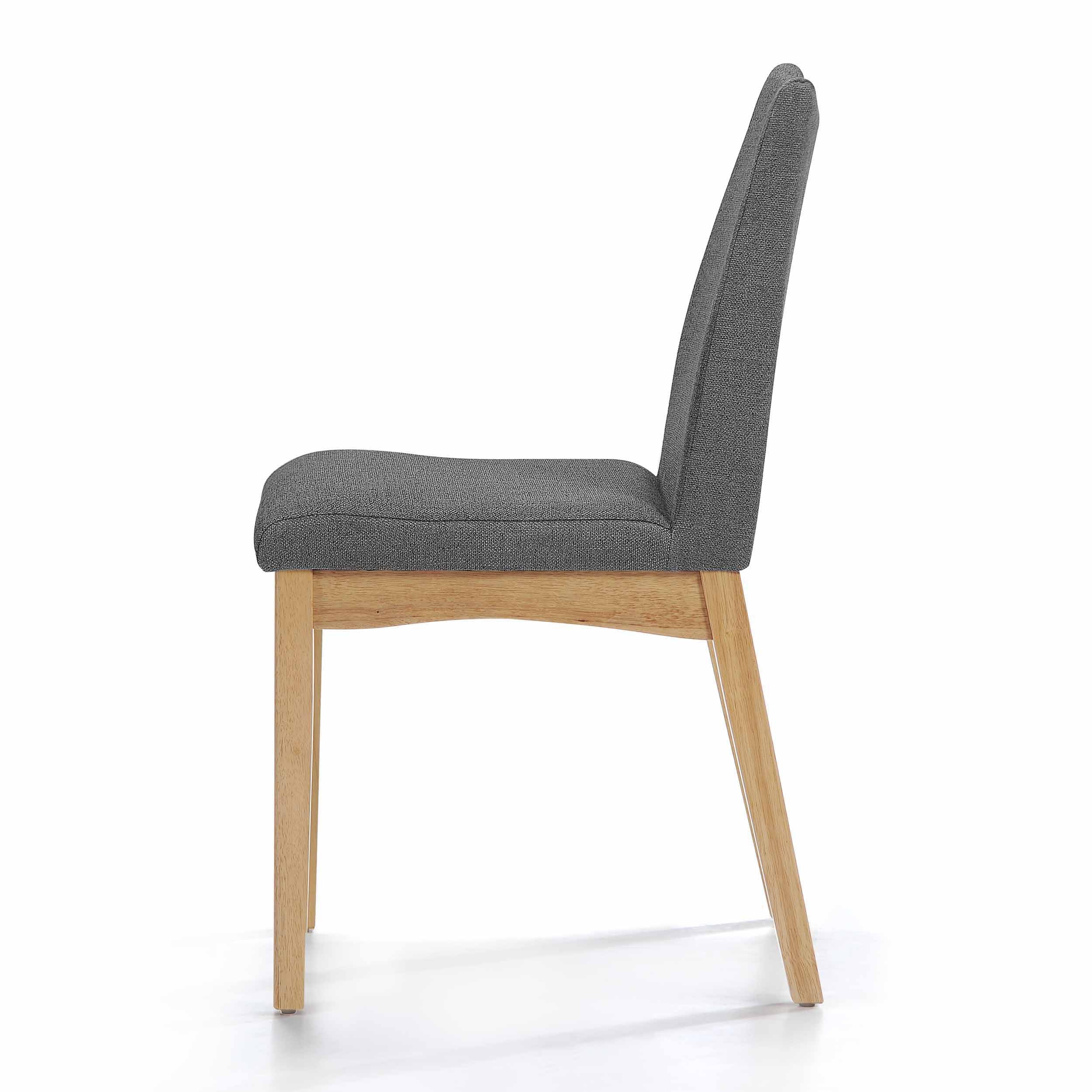 Modern Dining Chairs Set of 2 - Comfortable Kitchen Chairs with Padded Seat - Perfect for Dining Room, Kitchen, Breakfast Nook & Small Spaces