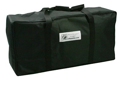 Professional ePhoto Video Studio Lighting Kit with 3-Piece 10'x10' Chromakey Green Screen, Black & White Backdrops - Includes Support Stands & Carrying Case (HKZ03) | Perfect for YouTube Videos, Live Streaming, Photography & Content Creation