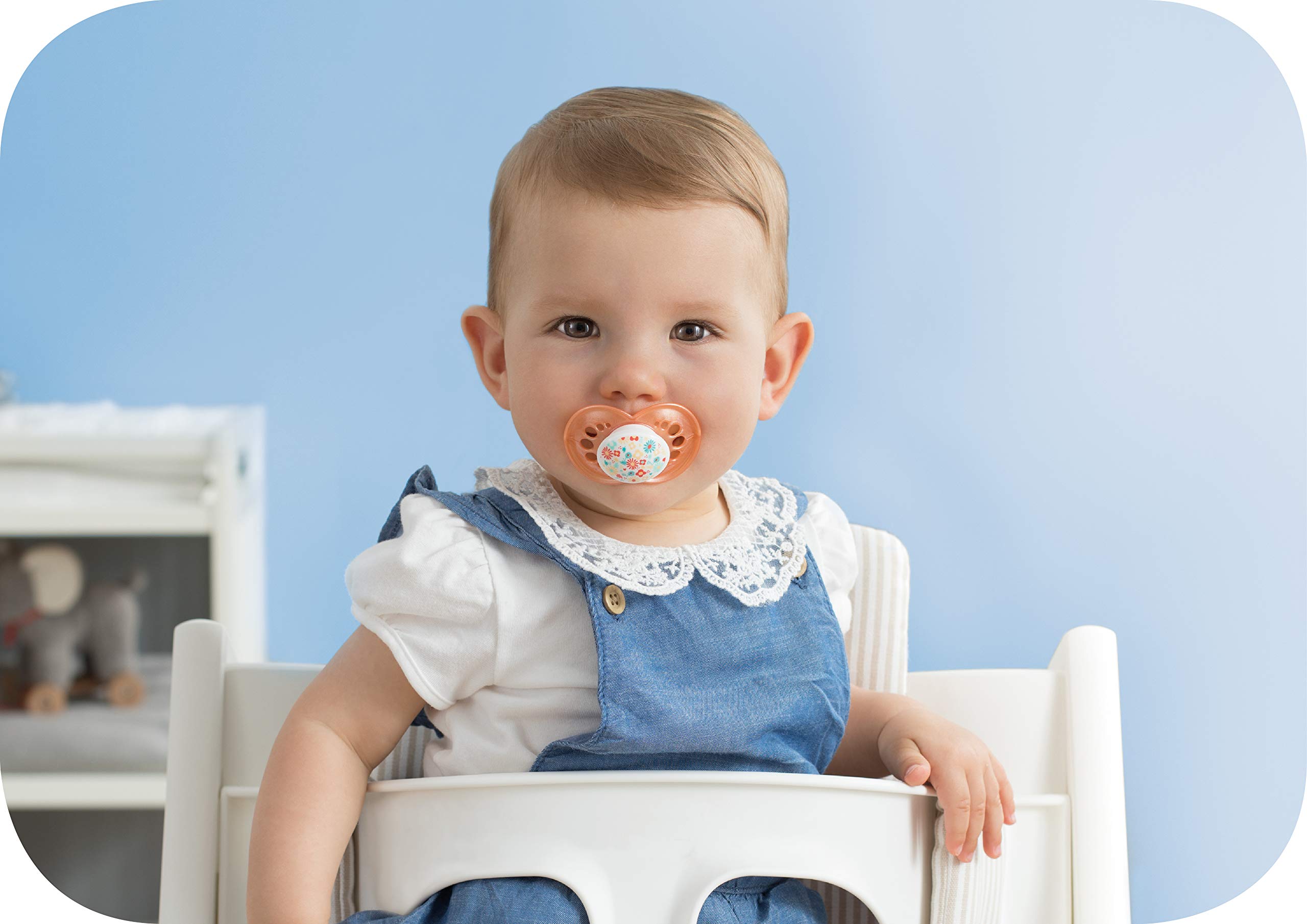 MAM Original Baby Pacifier - 2 Pack for 16+ Months | Orthodontic Nipple Design Promotes Healthy Oral Development | Includes Sterilizer Case | Cute Animal/Boy Designs | Perfect for Daycare, Travel & Soothing Fussy Babies