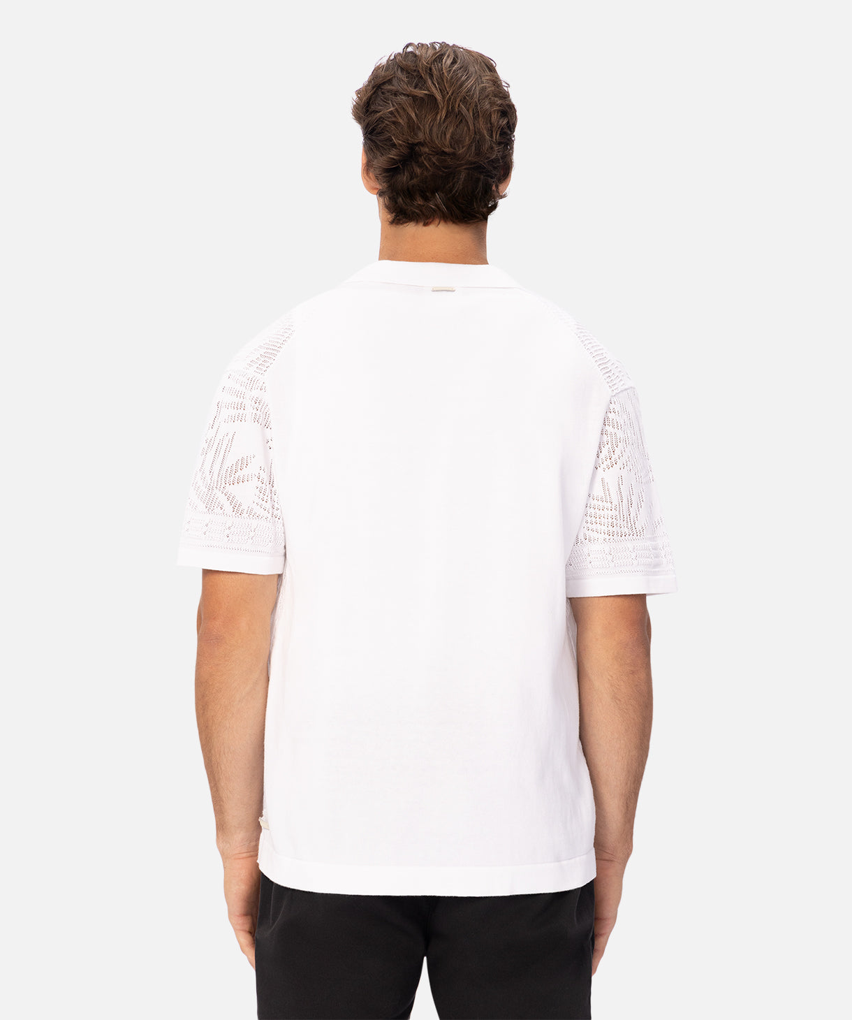 Barreto Short Sleeve Shirt for Men - Soft Cotton Crew Neck T-Shirt in Cream - Perfect for Casual Wear, Workouts & Everyday Comfort